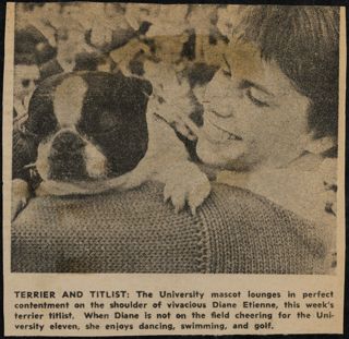 Terrier and Titlist Newspaper Clipping