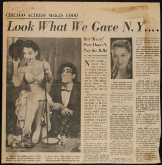 Look What We Gave N.Y... Newspaper Clipping