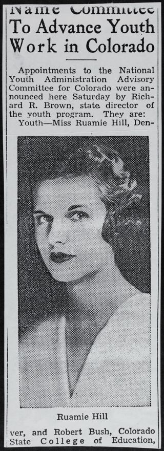 Name Committee to Advance Youth Work in Colorado Newspaper Clipping