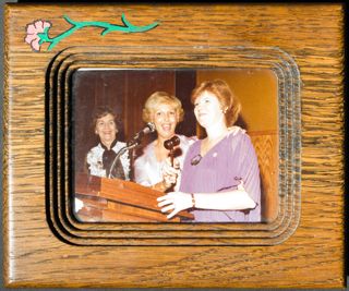 Ann Bronsing Grand President Installation Framed Photograph, 1984
