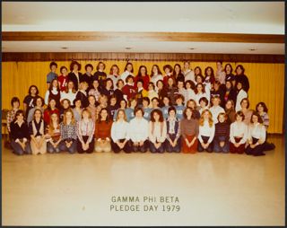 Alpha Nu Chapter Pledge Day Group Photograph, 1979
