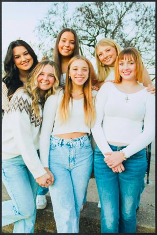 Six Unidentified Eta Zeta Chapter Members Photograph, c. 2024