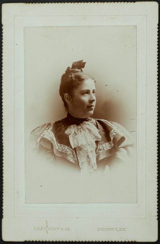 Ella French Portrait Photograph, June 1894
