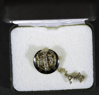 Alpha Phi Chapter President's Badge, 1969