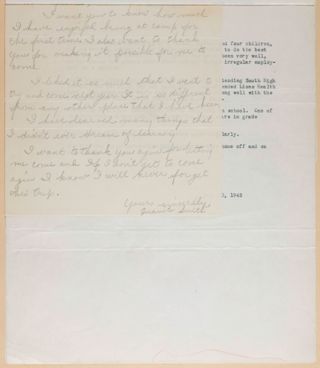 Juanita Smith to Unknown Letter, c. 1942