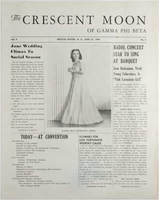 The Crescent Moon of Gamma Phi Beta, Vol. 9, No. 5, June 27, 1946