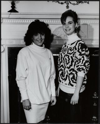 Tracy Samra and Sandy Solberg Photograph 2, January 24, 1987