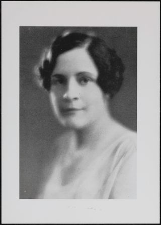 Elizabeth Davidson Barbour Portrait Photograph, 1927