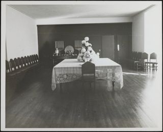 Eta Chapter House Dining Room Photograph, 1930s