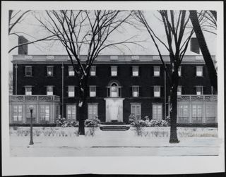 Omicron Chapter House in the Snow Photograph, c. 1996