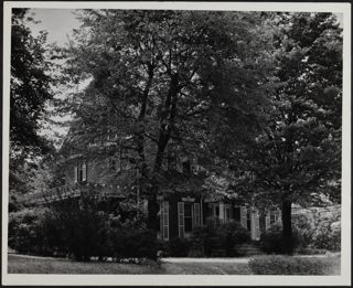 Alpha Theta Chapter House Covered by Trees Photograph