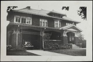 Alpha Omega Chapter House With Parked Car Photograph