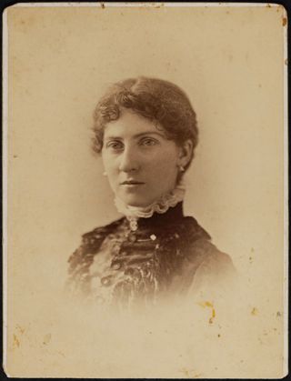 Annie Tanner Cabinet Card, 1881