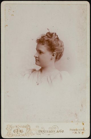 Alma Louise Klock Cabinet Card, 1890s