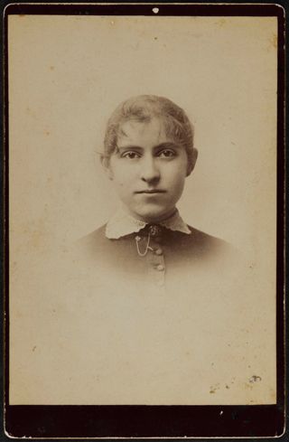 Ellen F. Chamberlayne Cabinet Card, 1884