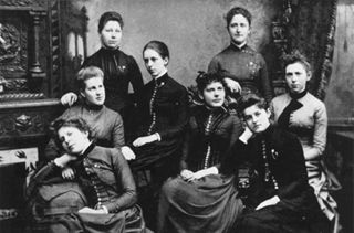 Delta Chapter Members Photograph, 1887