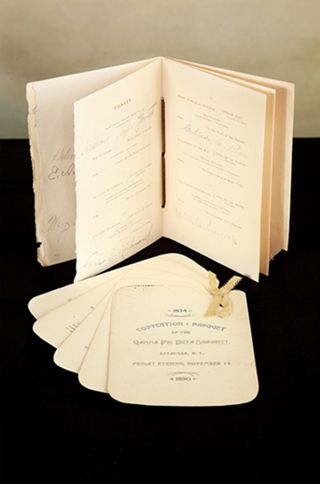1890 and 1907 Convention Programs Photograph