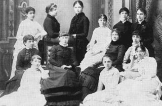 Beta Chapter Charter Members and Early Initiates Photograph