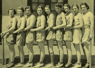 Alpha Phi Chapter Baseball Team Photograph, September 1933