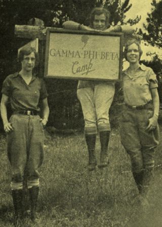 Camp Sign Photograph, March 1932