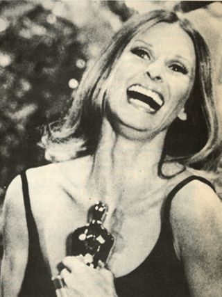 Cloris Leachman With Northwestern Academy Award Photograph