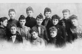 Early Epsilon Chapter Members Photograph
