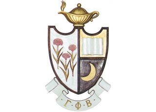 Gamma Phi Beta Color Crest Drawing 1