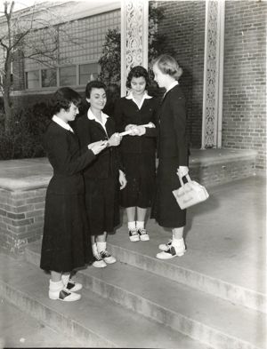 1950s campus uniform