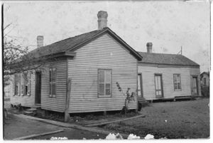 Original four-room cabin--photo