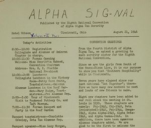 Alpha Sig-Nal Newspaper