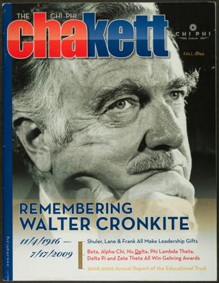 The Chi Phi Chakett, Fall 2009 Front Cover