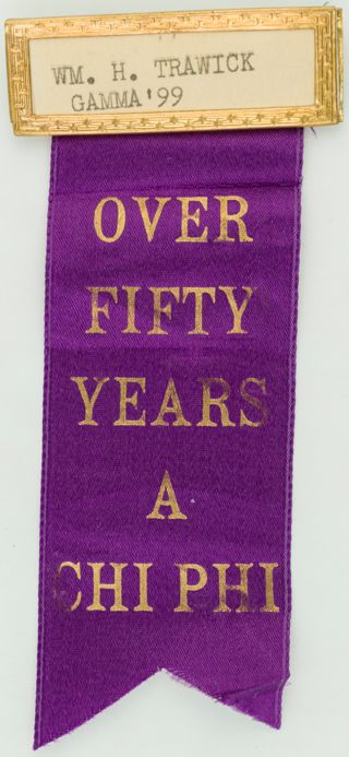 William H. Trawick 50-Year Member Ribbon