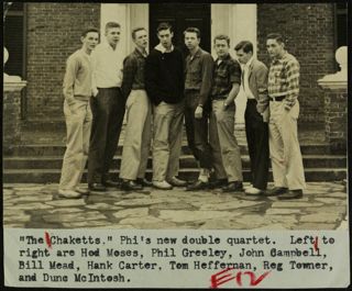 "The Chaketts" Double Quartet Photograph