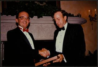 Dick Gilbert and Peter Amann at Congress Photograph, August 1988