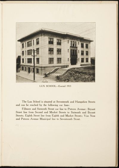 Lux School Built