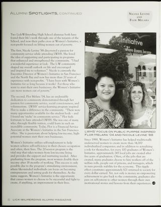 Alumni Spotlights: Nicole Levine and Flor Melara