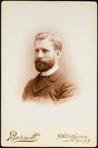 George A. Merrill Portrait Cabinet Card, 1893