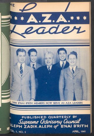 The AZA Leader, Vol. 1, No. 3, April 1941