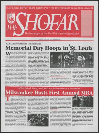 The Shofar, Vol. 71, No. 3, Summer 1997