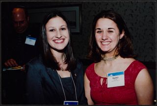 Michelle Weinberg and Rachel Horvath Smiling Together Photograph