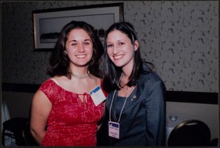 Rachel Horvath and Michelle Weinberg at Convention Photograph, 2003