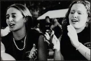 Two BBGs Singing at the International Convention Photograph, 2000s