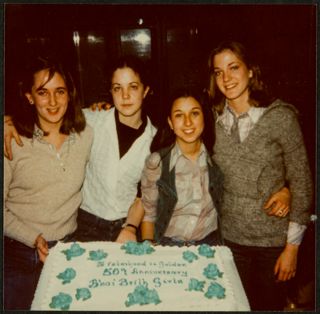 BBGs With 50th Anniversary Cake Photograph, December 1978