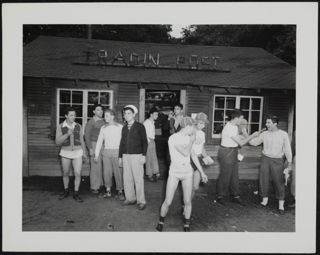 Alephs Visiting a Trading Post Photograph, c. July 1940