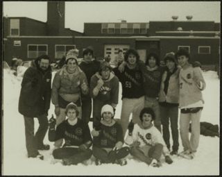Alephs at the Snow Bowl Football Game Photograph