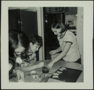 Tri-Cities BBGs Baking Hamantaschen Photograph