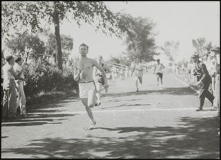 Aleph Running in Race Photograph, March 10, 1941