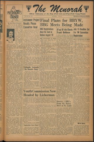The Menorah, Vol. II, No. 15, June 1947