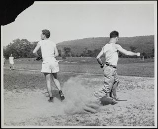 Alephs Playing Baseball Photograph