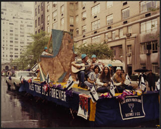 BBYO District 1-22 Float in Parade Photograph